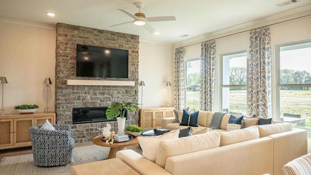 Furnished interior in a model home at Northridge Park in Murfreesboro (Image 16).