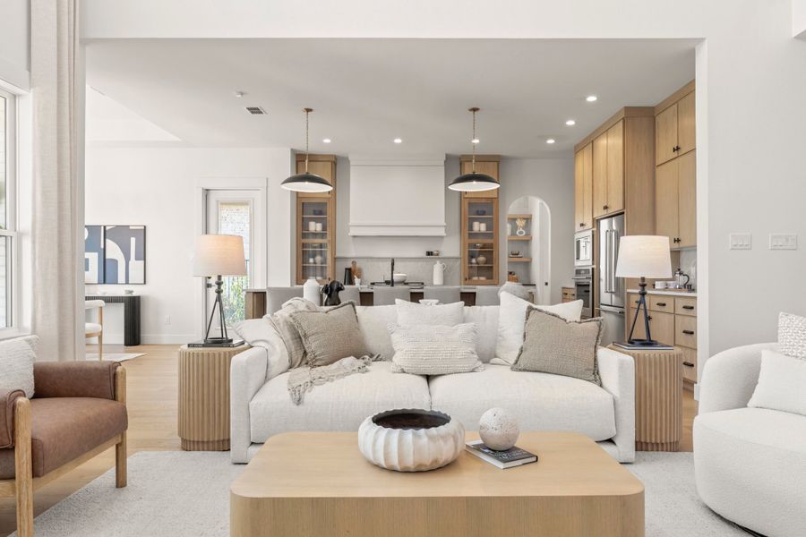 Furnished interior in a model home at Park Hills in Rockwall (Image 19). Furnished interior in a model home at Park Hills in Rockwall (Image 19).