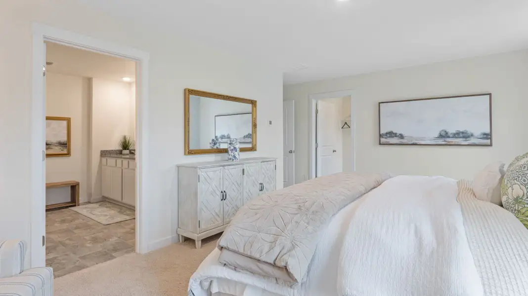 Furnished interior in a model home at Lillie Acres in Chattanooga (Image 22).