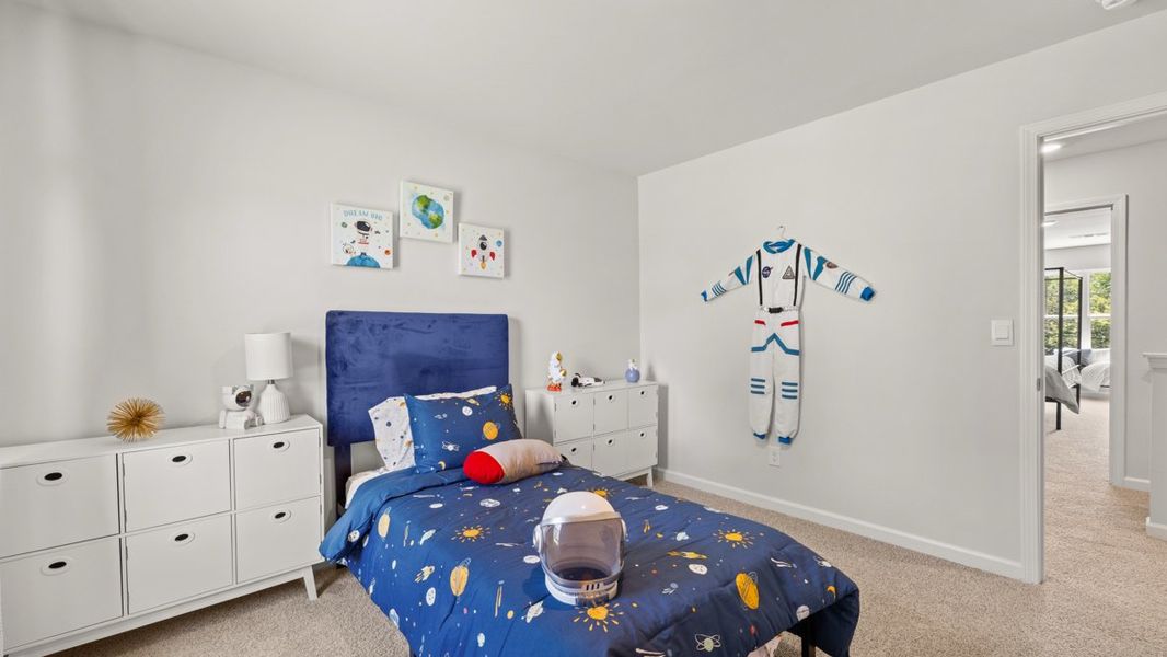 Furnished interior in a model home at Lost Creek in Dallas (Image 48).