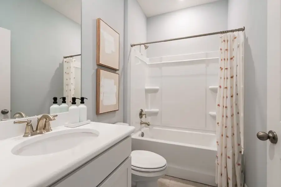 Furnished interior in a model home at Spirit Of Sebastian in Sebastian (Image 41).