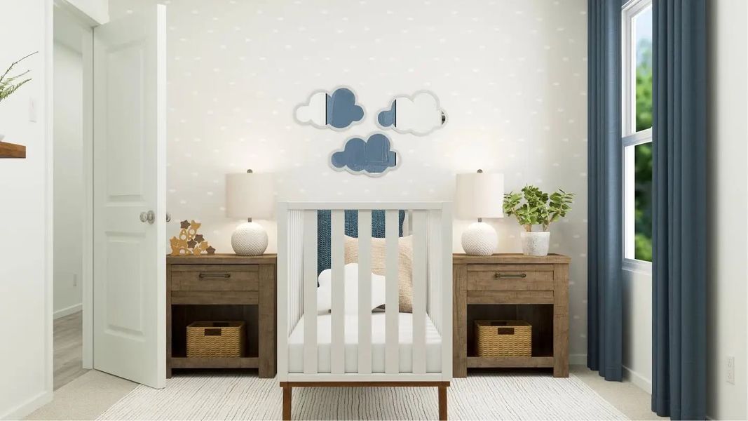 Furnished interior in a model home at Acorn: Broadview in Princeton (Image 4).