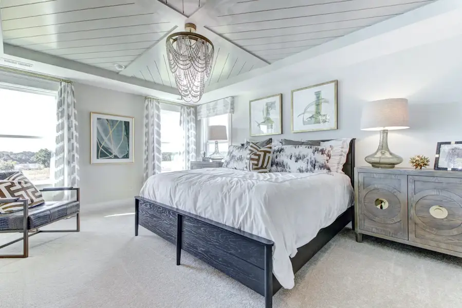 Furnished interior in a model home at 1158 Place in Wilson (Image 6).