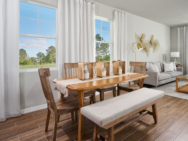Furnished interior in a model home at Villages at Minneola Hills - Classic Series in Minneola (Image 7).