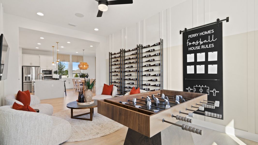 Furnished interior in a model home at Mandarin Grove in Palmetto (Image 16). Furnished interior in a model home at Mandarin Grove in Palmetto (Image 16).