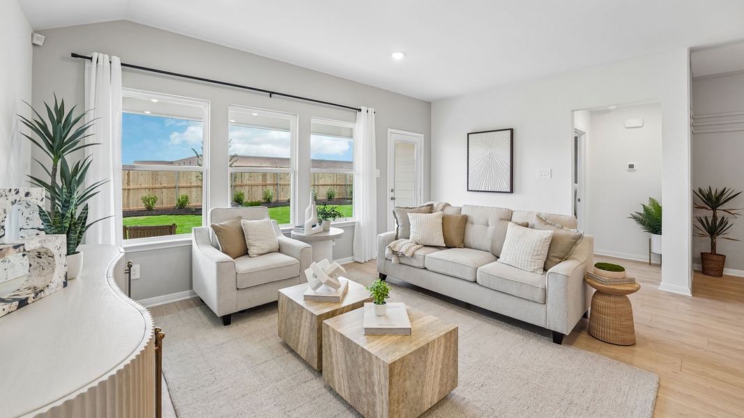 Furnished interior in a model home at Briarwood in Elgin (Image 8).