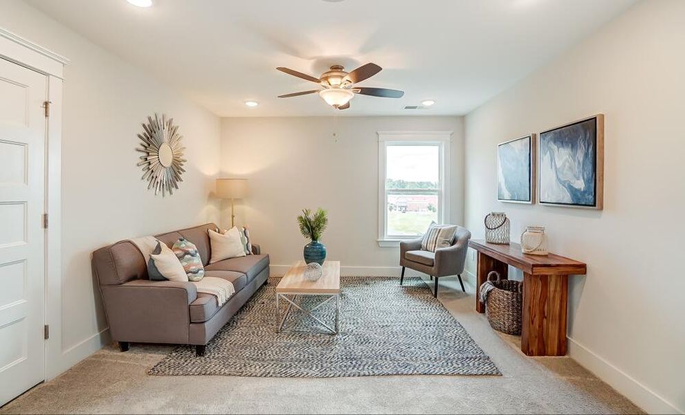 Furnished interior in a model home at Colleton Park in Aiken (Image 19).