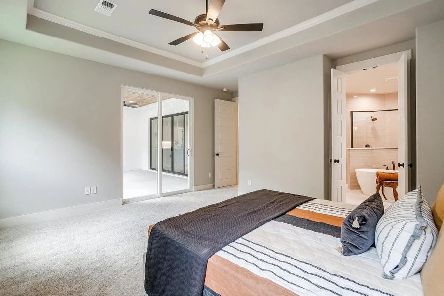 Furnished interior in a model home at Maravilla Estates in Fort Worth (Image 13). Furnished interior in a model home at Maravilla Estates in Fort Worth (Image 13).