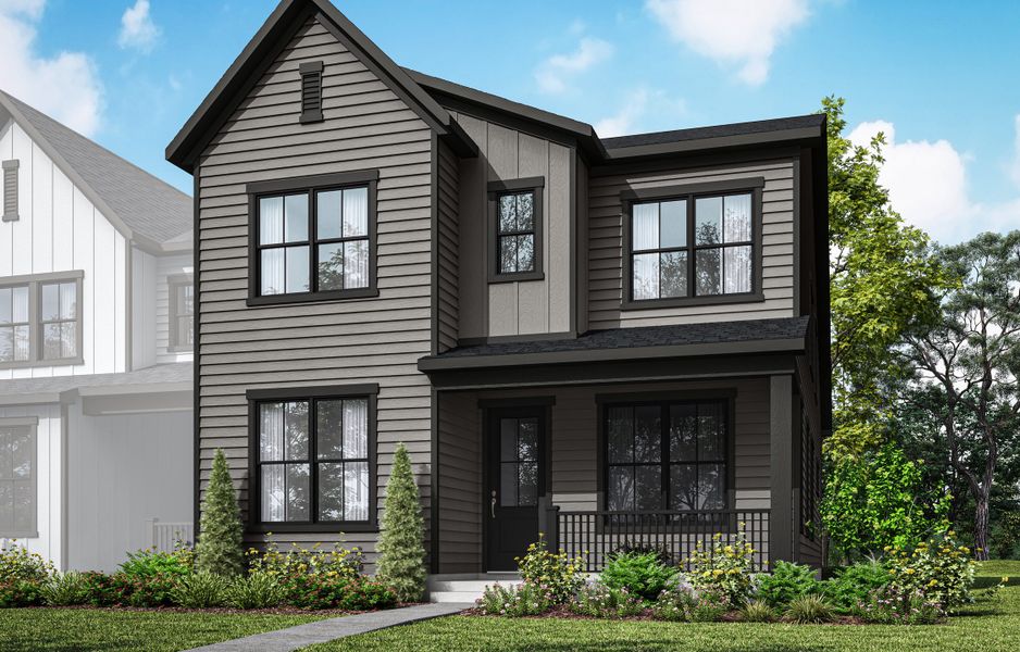Front exterior of a home in the Seven Oaks community, located in Belmont, NC (Image 7).