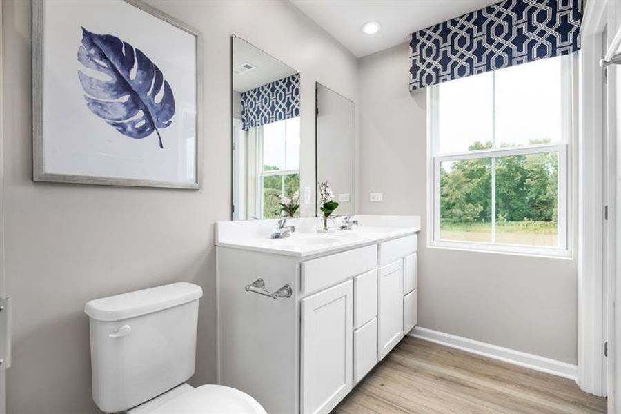 Furnished interior in a model home at Southern Hills in McDonough (Image 16). Furnished interior in a model home at Southern Hills in McDonough (Image 16).