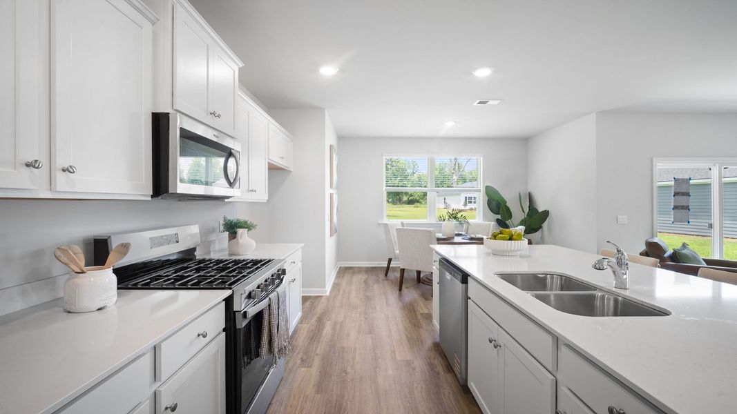 Furnished interior in a model home at Fernhill Farms in Statesboro (Image 27).