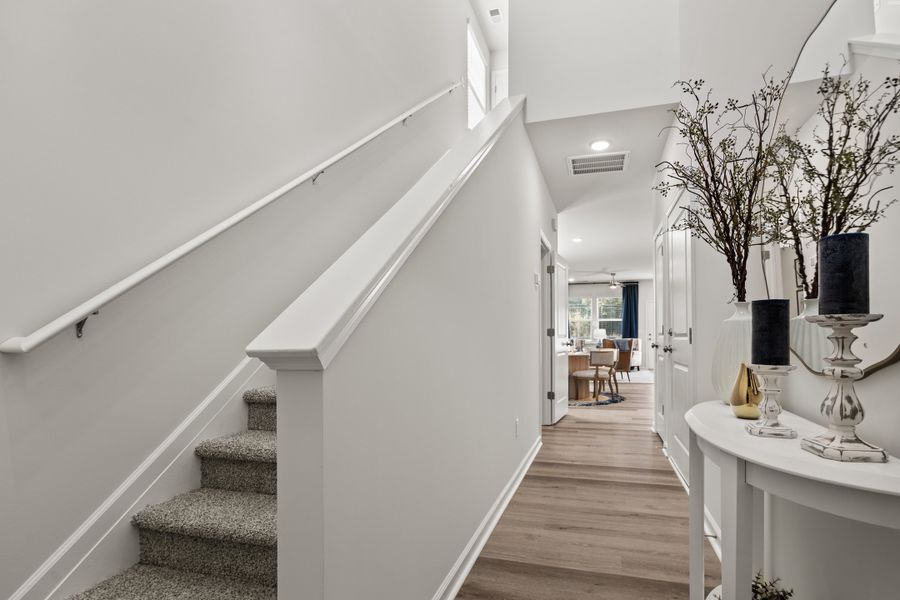 Furnished interior in a model home at The Grove in Florence (Image 16).