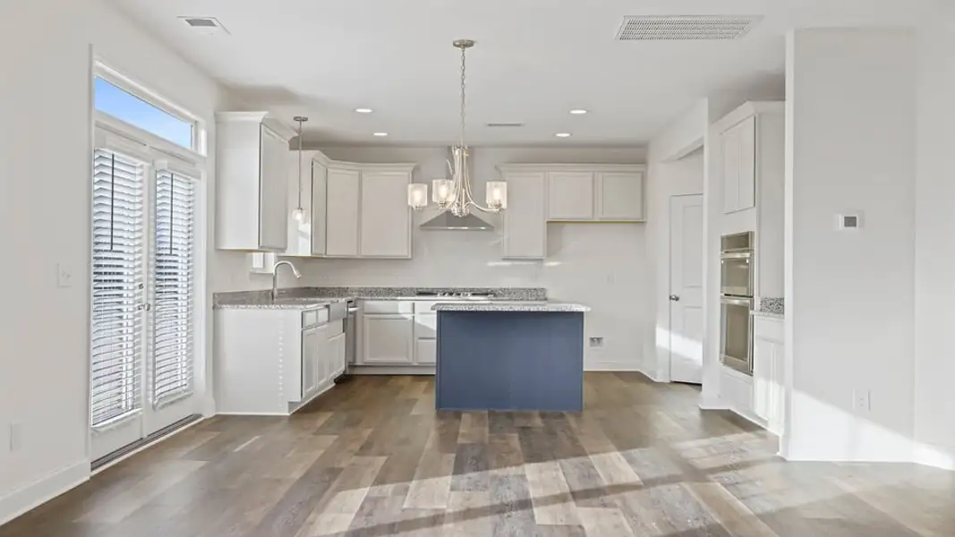 Furnished interior in a model home at Edgewood Estates in Greenville (Image 5).