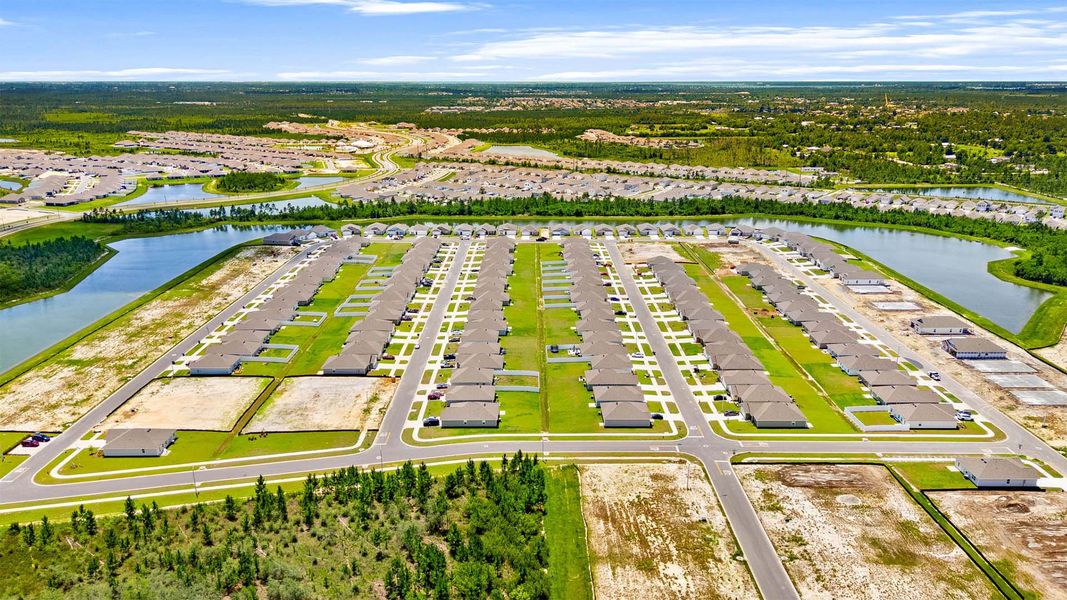 Aerial view of the Liberty community in Panama City, FL, showing layout and nearby surroundings (Image 13).