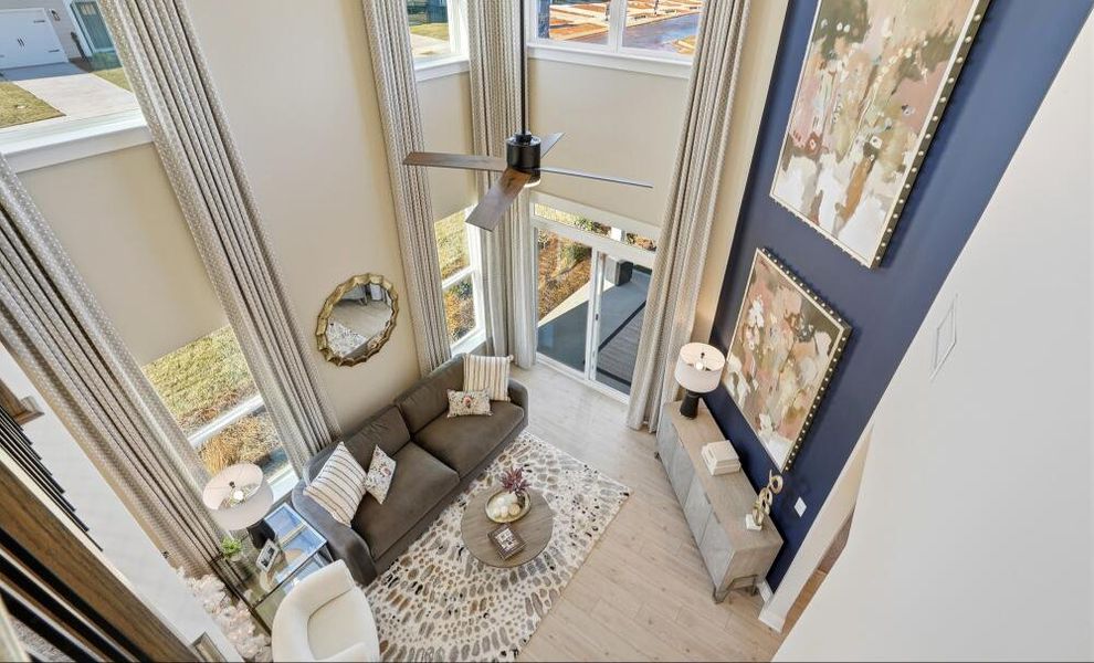 Furnished interior in a model home at Blythe Mill Townhomes in Waxhaw (Image 31). Furnished interior in a model home at Blythe Mill Townhomes in Waxhaw (Image 31).