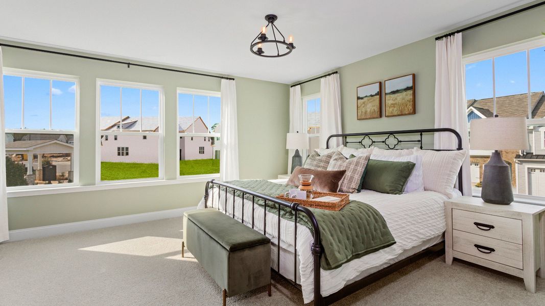 Furnished interior in a model home at Essex Townes in Franklinton (Image 11). Furnished interior in a model home at Essex Townes in Franklinton (Image 11).