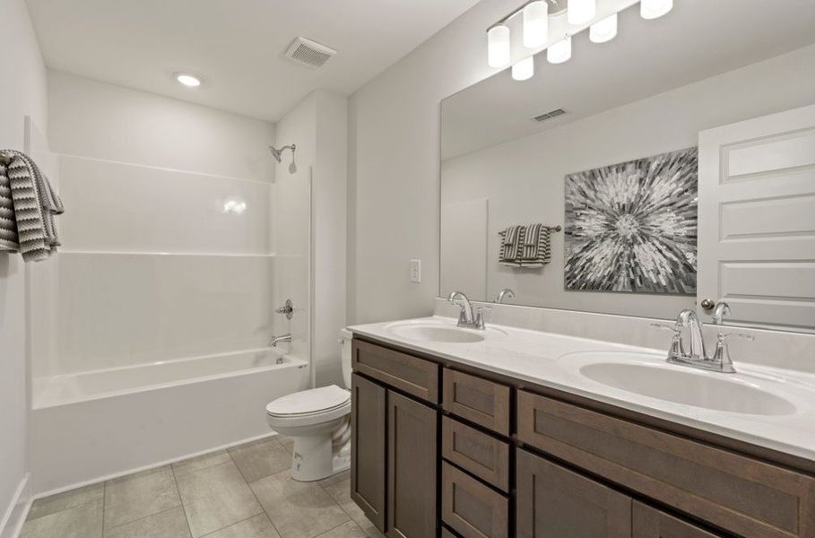 Furnished interior in a model home at Brewer Point in Murfreesboro (Image 26). Furnished interior in a model home at Brewer Point in Murfreesboro (Image 26).