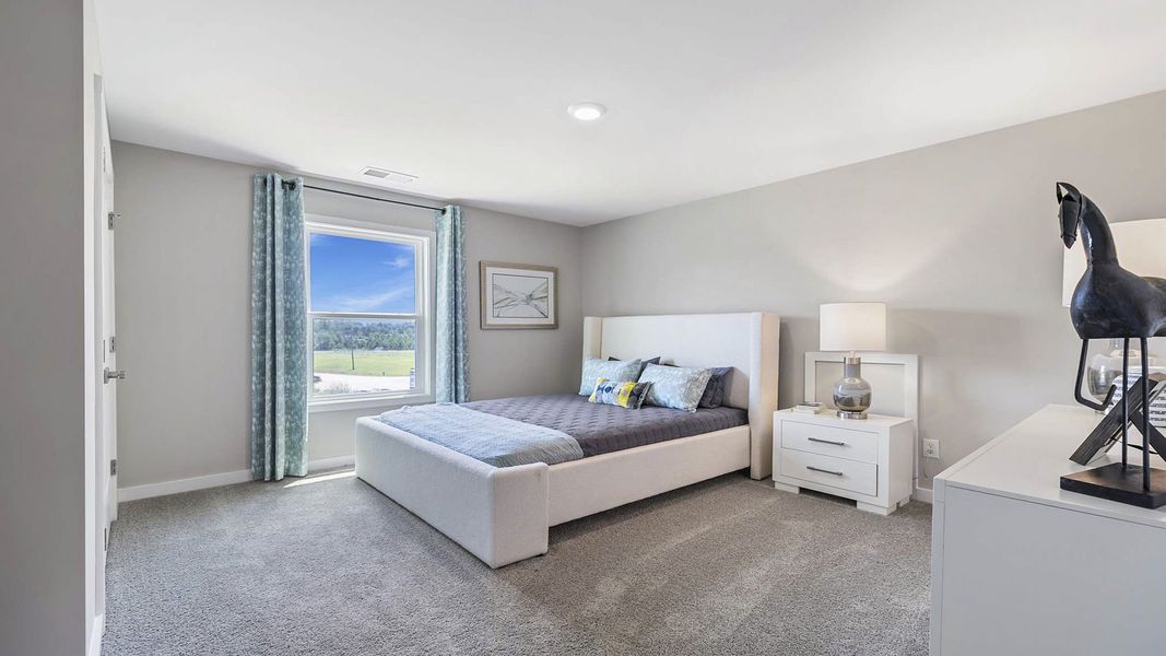 Furnished interior in a model home at Whitehawk Meadows in Travelers Rest (Image 21).