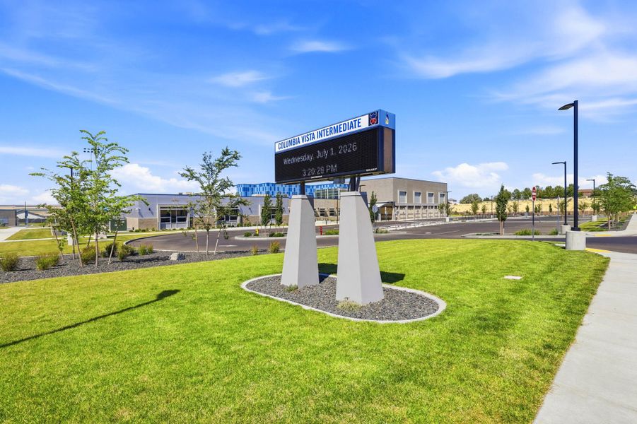 Entrance to the McClannahan Summit community in Umatilla, OR, featuring signage and landscaping (Image 2). Entrance to the McClannahan Summit community in Umatilla, OR, featuring signage and landscaping (Image 2).