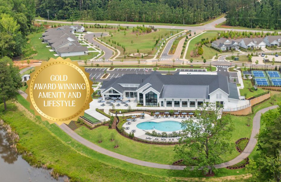 Gold Award-Winning Clubhouse Gold Award-Winning Clubhouse
