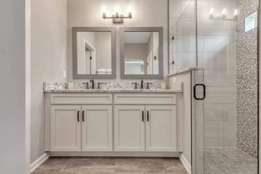 Furnished interior in a model home at Wilford Preserve 50' in Orange Park (Image 21).