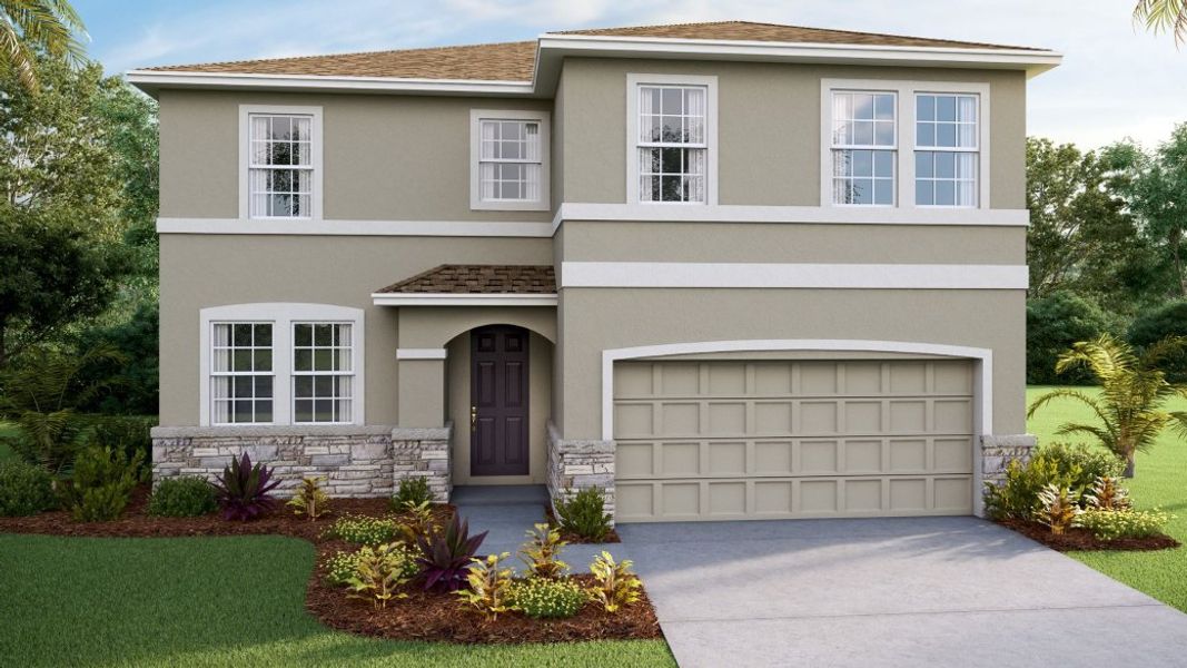 Front exterior of a home in the Lakes of Estero community, located in Estero, FL (Image 3). Front exterior of a home in the Lakes of Estero community, located in Estero, FL (Image 3).