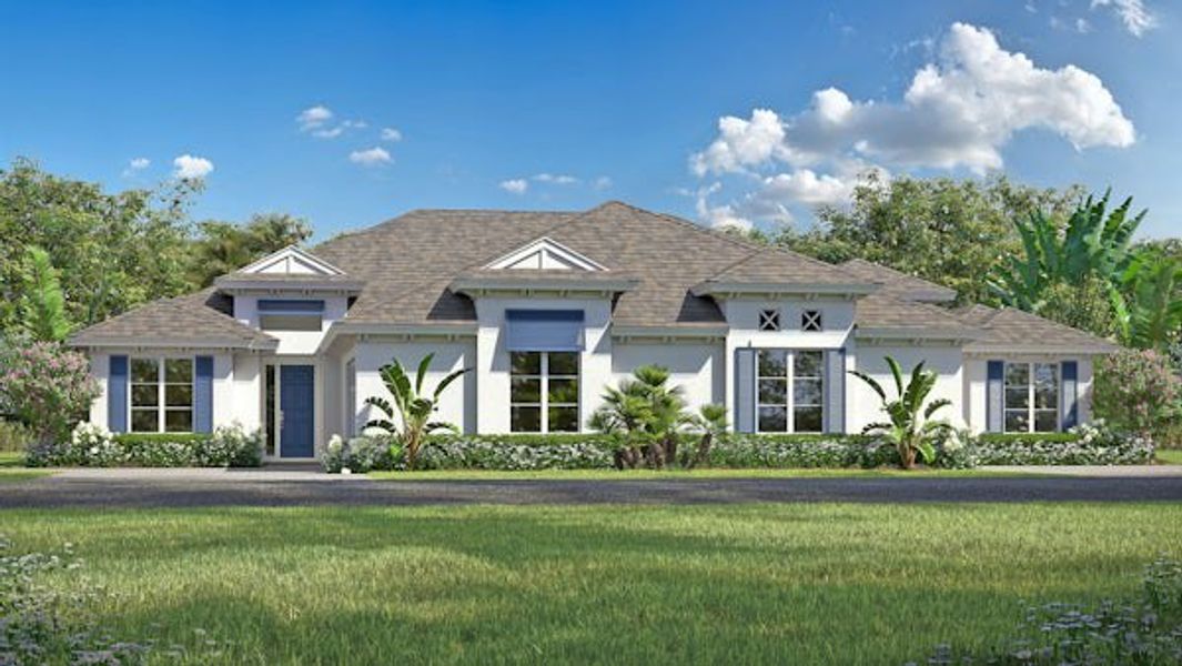 Front exterior of a home in the Lucaya Pointe community, located in Vero Beach, FL (Image 51). Front exterior of a home in the Lucaya Pointe community, located in Vero Beach, FL (Image 51).