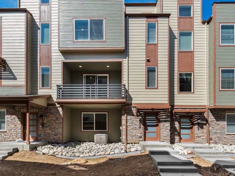 The Cameron floorplan exterior image taken at a Meritage Homes community in Broomfield, CO.