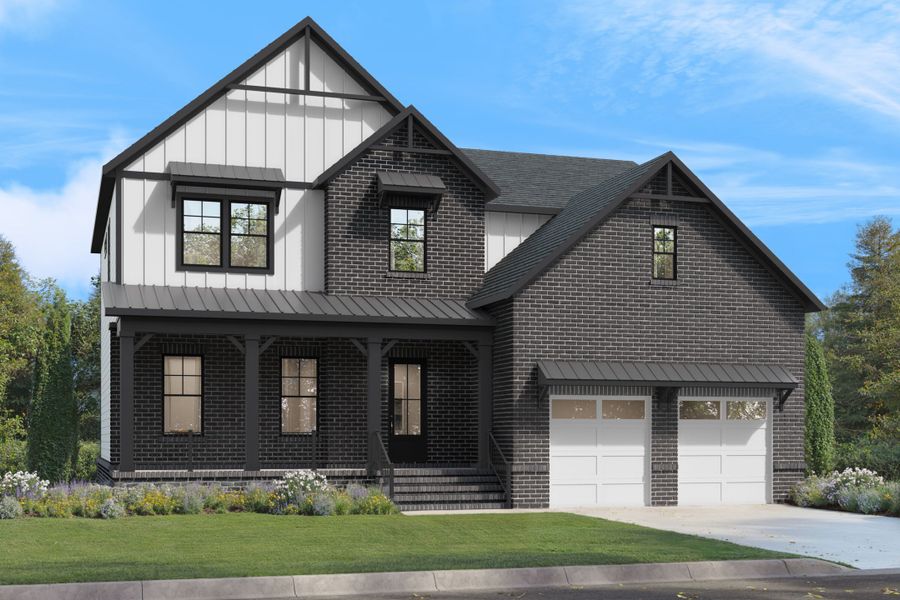 Montclair Elevation B - Farmhouse