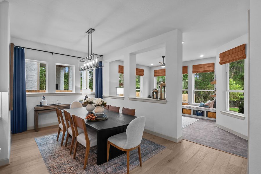 Furnished interior in a model home at Two Step Farm – Parkview Collection in Montgomery (Image 6).