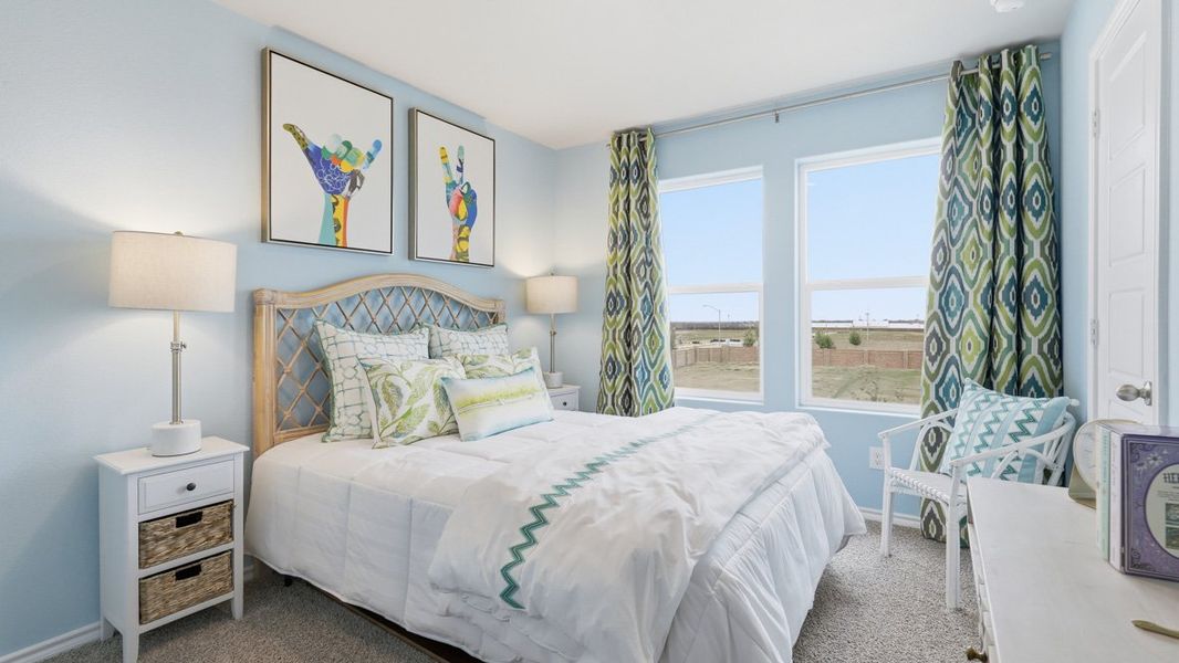 Furnished interior in a model home at Longhorn Estates in Fort Worth (Image 14). Furnished interior in a model home at Longhorn Estates in Fort Worth (Image 14).