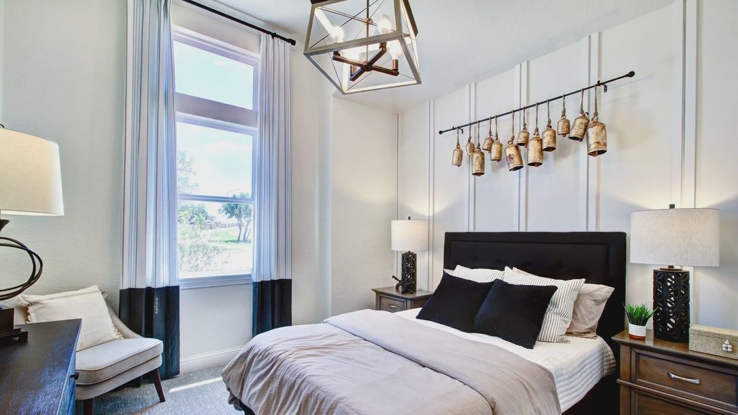 Furnished interior in a model home at Veramendi in New Braunfels (Image 5).