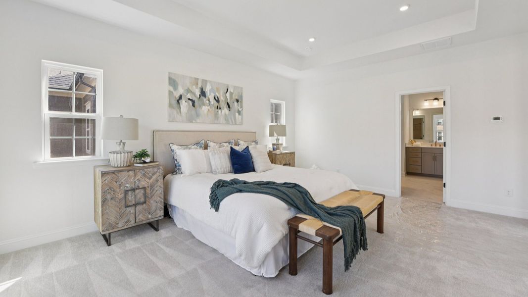 The Brentwood at River District in Charlotte NC by DRB Homes - Primary Bedroom