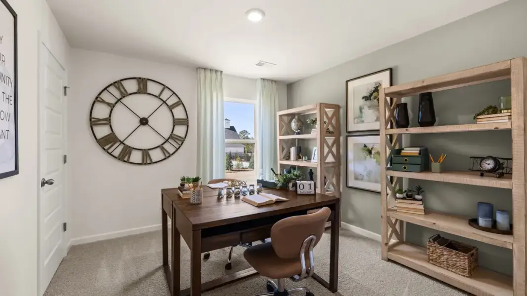 Furnished interior in a model home at Branford Crossing in Stockbridge (Image 28).