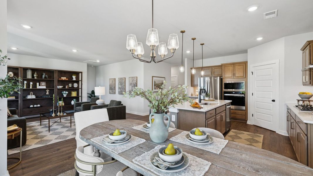 Furnished interior in a model home at Harvest Point in Spring Hill (Image 38).