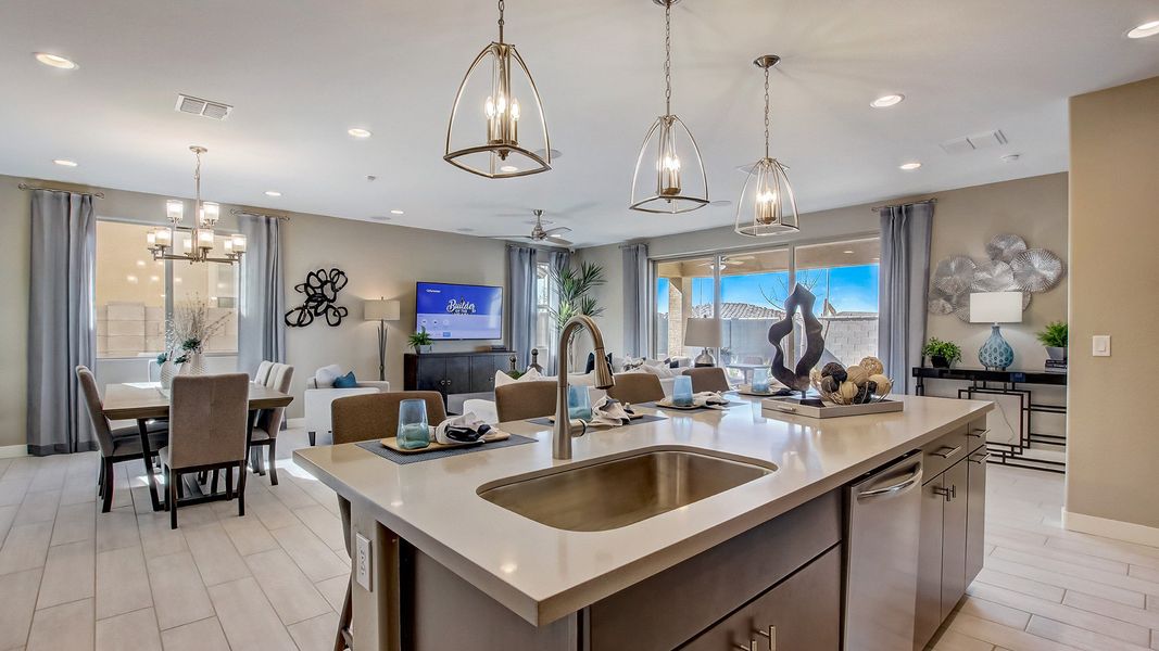 Furnished interior in a model home at The Lakes at Rancho El Dorado in Maricopa (Image 42). Furnished interior in a model home at The Lakes at Rancho El Dorado in Maricopa (Image 42).