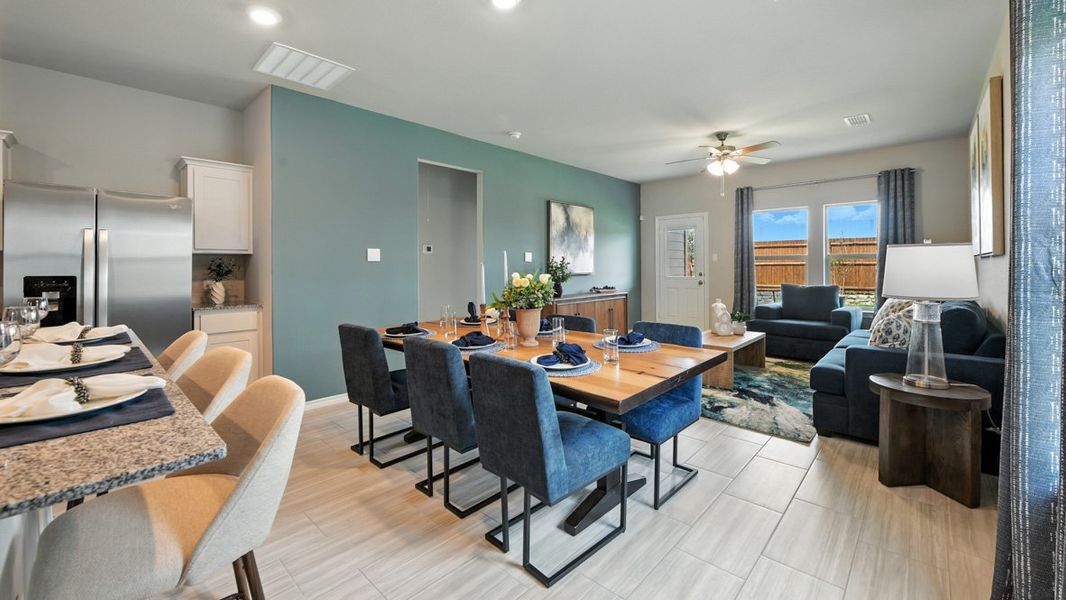 Furnished interior in a model home at Monarch at the Meadows in Denton (Image 8). Furnished interior in a model home at Monarch at the Meadows in Denton (Image 8).