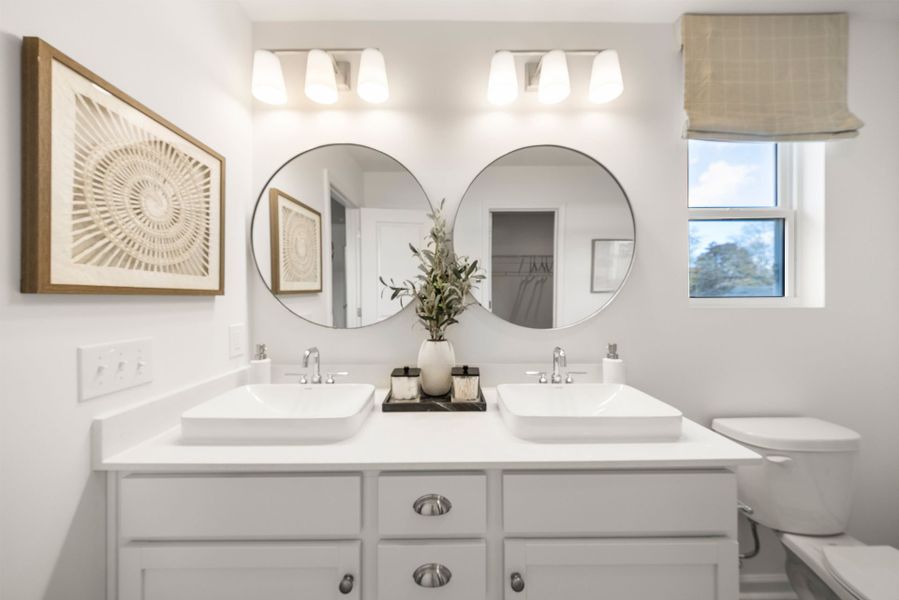 Furnished interior in a model home at Murray Heights in Winston-Salem (Image 6).