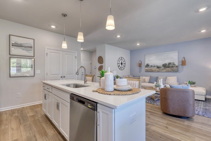 Lawrence | Kitchen to Great Room