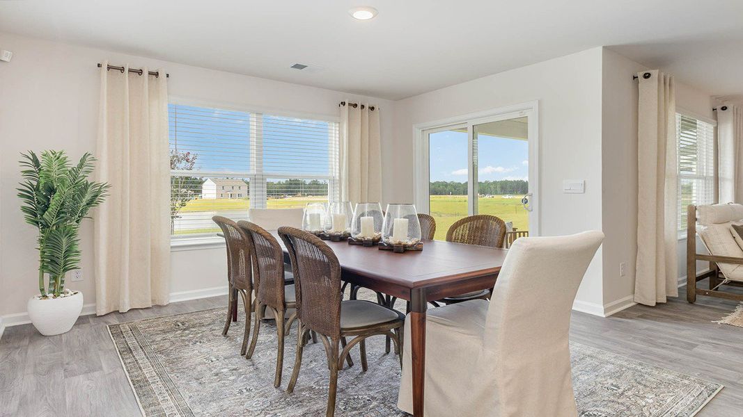 Furnished interior in a model home at Evington Place in Longs (Image 8).