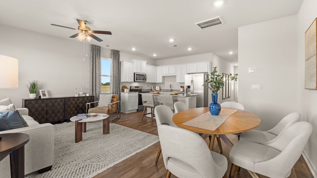 Furnished interior in a model home at Weatherstone in Grovetown (Image 16).