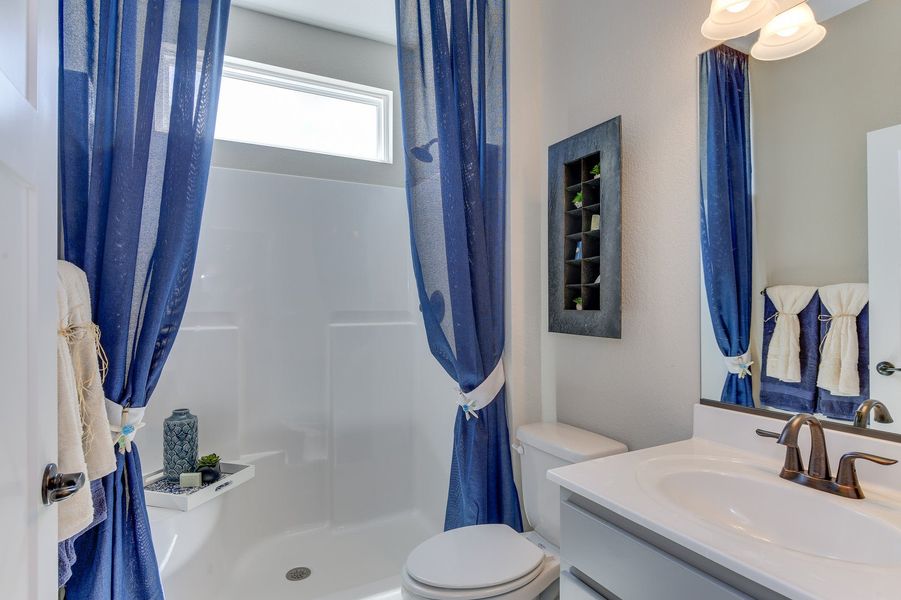 Furnished interior in a model home at Waterleigh in Moyock (Image 16).
