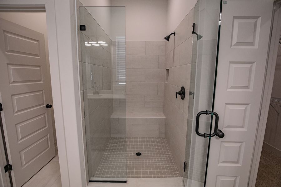 Furnished interior in a model home at Amherst in Cordova (Image 52).