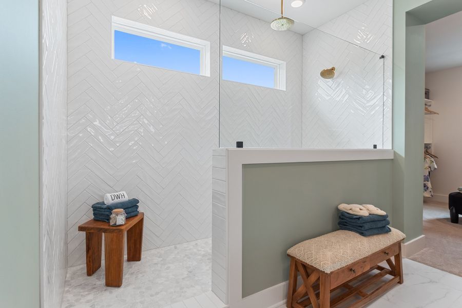 Furnished interior in a model home at Ellis in Marietta (Image 37).