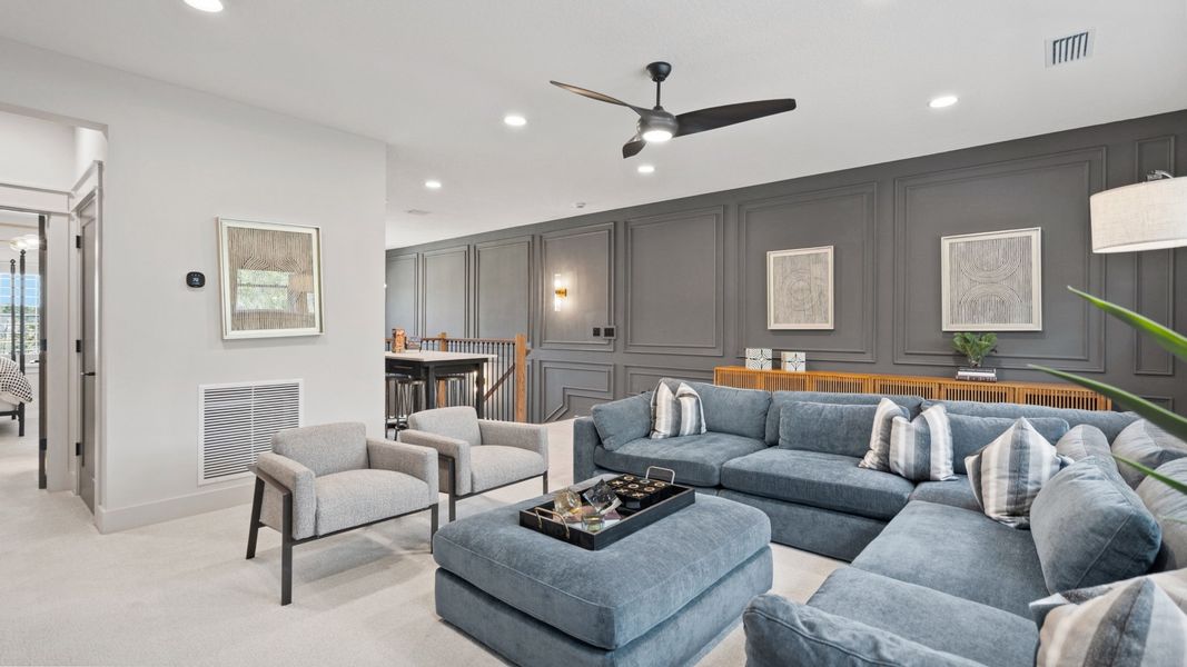 Furnished interior in a model home at SilverLeaf 80' in St. Augustine (Image 13). Furnished interior in a model home at SilverLeaf 80' in St. Augustine (Image 13).