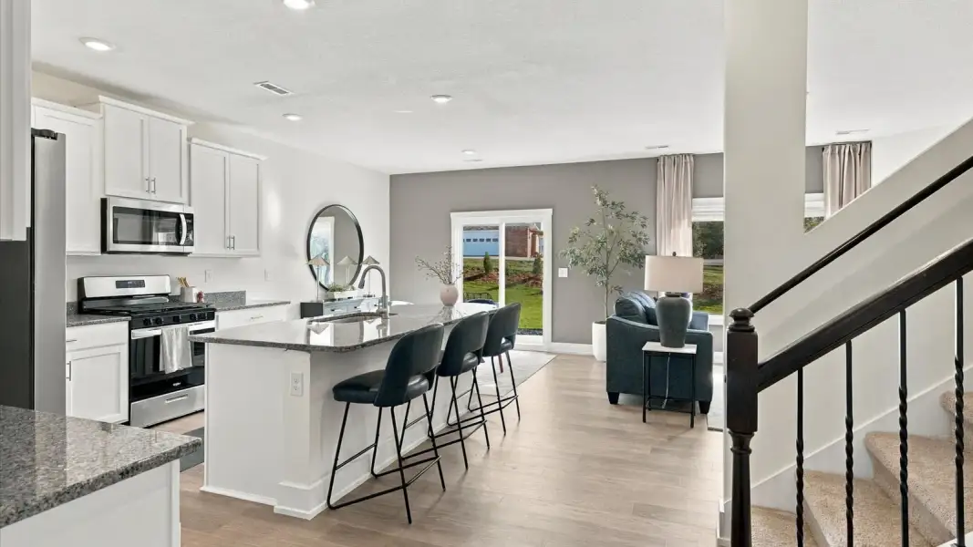 Furnished interior in a model home at Irwin Oaks in Corryton (Image 3). Furnished interior in a model home at Irwin Oaks in Corryton (Image 3).