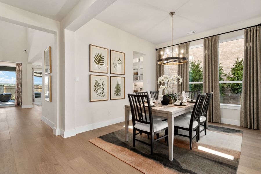 Plan 1687 North Sky 65s Dining Area Photo by American Legend Homes