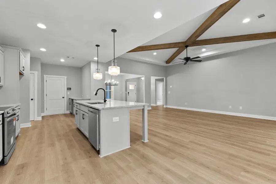 Furnished interior in a model home at Deer Creek in Moreland (Image 7).