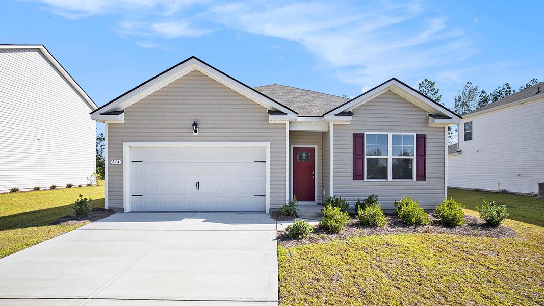 Front exterior of a home in the Summerville community, located in Darlington, SC (Image 2). Front exterior of a home in the Summerville community, located in Darlington, SC (Image 2).