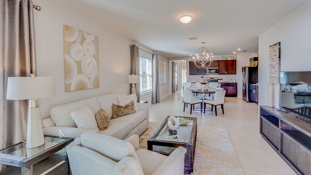 Furnished interior in a model home at Belle Arbor in Labelle (Image 5).